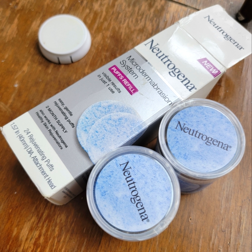 Neutrogena microdermabrasion system puffs refills NIB